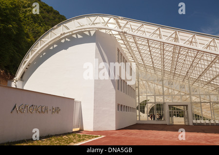 Siti archeologici Lepensky Vir, Serbia, Europa Foto Stock