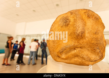 Siti archeologici Lepensky Vir, Serbia, Europa Foto Stock