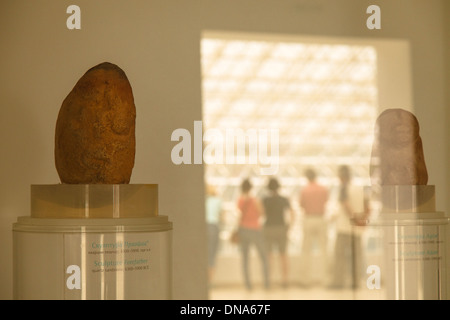 Siti archeologici Lepensky Vir, Serbia, Europa Foto Stock