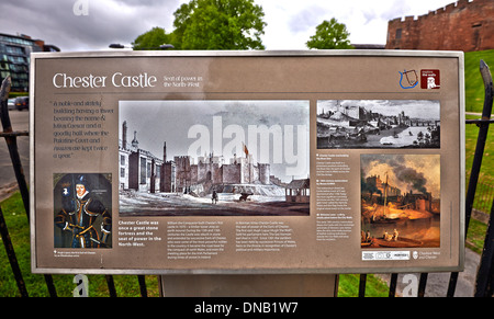 Chester Castle è nella città di Chester, Cheshire, Inghilterra Foto Stock