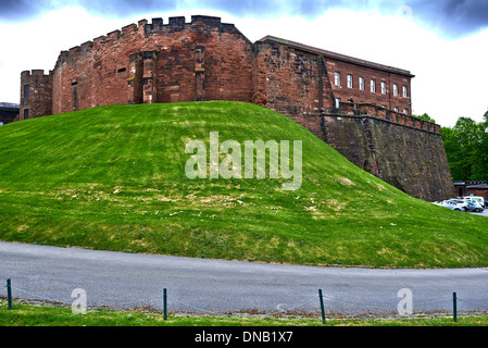 Chester Castle è nella città di Chester, Cheshire, Inghilterra Foto Stock