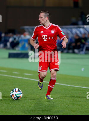 Marrakech , Marocco. Xxi Dec, 2013. Frank Ribéry durante il FIFA Club World Cup gioco finale tra Bayern Monaco e Raja Casablanca da Marrakech Stadium. Credito: Azione Sport Plus/Alamy Live News Foto Stock