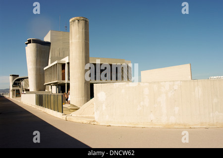 Marsiglia (sud-est della Francia), 2010. blocchi di appartamenti "La Cité Radieuse " e " Le Corbusier' Foto Stock