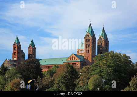 Cattedrale, Speyer, Renania-Palatinato, Germania, patrimonio mondiale dell UNESCO Foto Stock