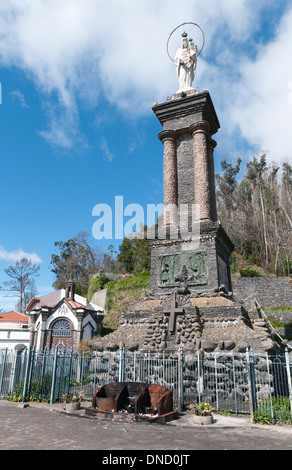 Santuario di Nostra Signora della Pace, Monte, Madera, costruita in ringraziamento a Dio dagli isolani dopo la fine di WW1 Foto Stock