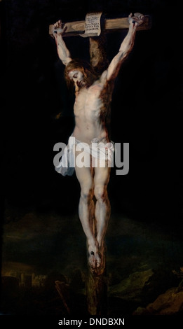 Cristo sulla croce da Peter Paul Rubens (1577-1640) belga fiamminga del Belgio Foto Stock