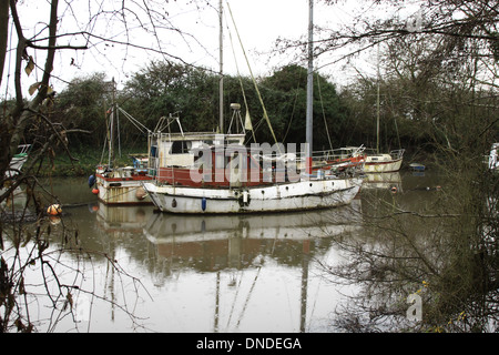 Lydney, porto sul fiume Severn nel Gloucestershire. Foto Stock