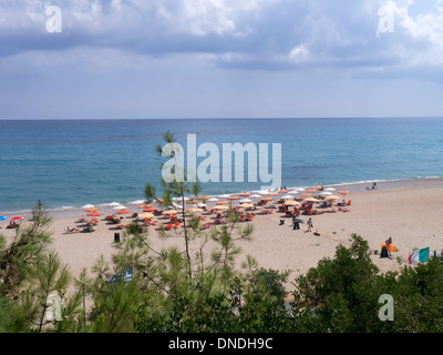 Spiaggia di Skala Kefalonia in Grecia Foto Stock