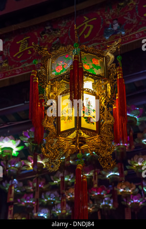 Lanterna, Pak Tai tempio, Wan Chai, Hong Kong Foto Stock