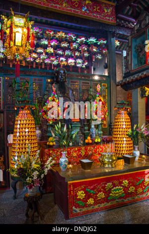 Pak Tai tempio, Wan Chai, Hong Kong, interno Foto Stock