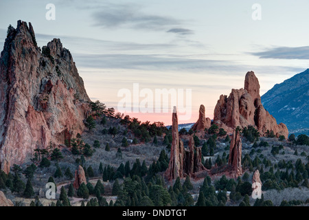 Giardino degli Dei in Colorado Springs, Colorado Foto Stock