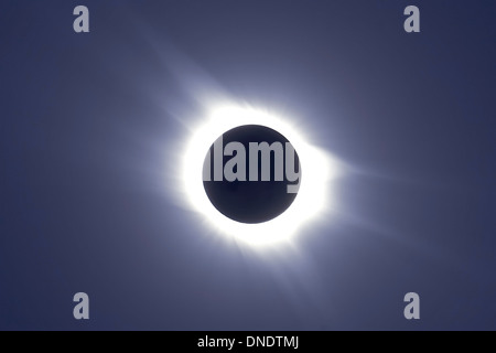 Marzo 29, 2006 - Eclisse Solare Totale dalla Libia. Foto Stock