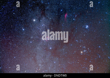 Deep Sky immagine di costellazioni Auriga e Taurus. Foto Stock