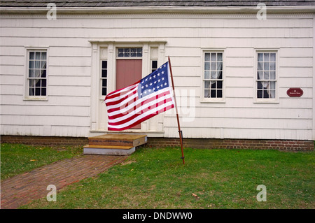 Il vecchio villaggio di Bethpage restauro su Long Island NY Foto Stock