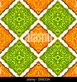 Seamless pattern astratti in stile orientale Foto Stock