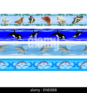 Modelli senza giunture-3 Foto Stock