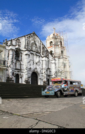 Daraga chiesa nella provincia di Albay, Filippine Foto Stock