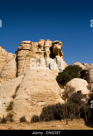 Vista di Dana Riserva Naturale, Giordania Foto Stock