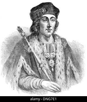 Enrico VII, 1457 - 1509, re d'Inghilterra e signore di Irlanda, Heinrich VII. Tudor, Foto Stock