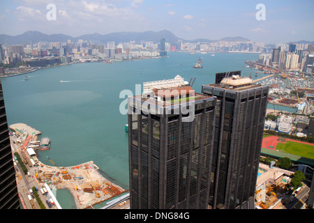 Hong Kong Cina,Hong Kong,Hong Kong,Asia,Cinese,Orientale,Isola,WAN Chai,grattacieli grattacieli in alto edificio grattacieli, edifici, skyline della citta', Victori Foto Stock