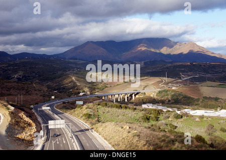 Autostrada spagnolo Foto Stock