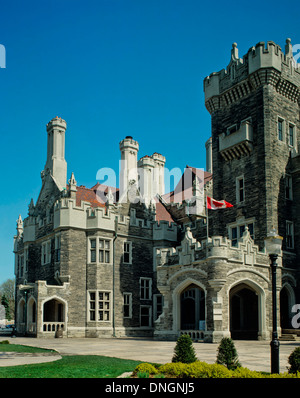 Vista della Casa Loma, Toronto, Ontario, Canada Foto Stock