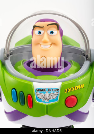 Buzz Lightyear iconico giocattolo per bambini è dal film Toy Story prodotta da Thinkway Toys