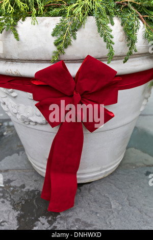 Natale sulla prua di un pot Foto Stock