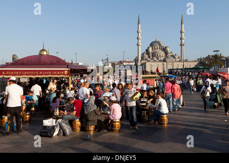Rustem Pasa moschea di Istanbul, Turchia Foto Stock