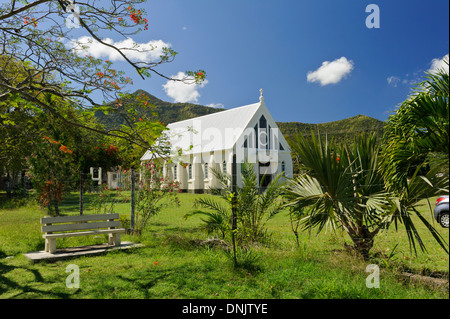 La cattedrale di Notre Dame de Lourdes chiesa cattolica, Grande caso Royale, Mauritius. Foto Stock