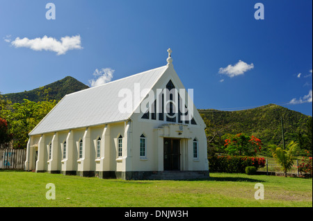 La cattedrale di Notre Dame de Lourdes chiesa cattolica, Grande caso Royale, Mauritius. Foto Stock