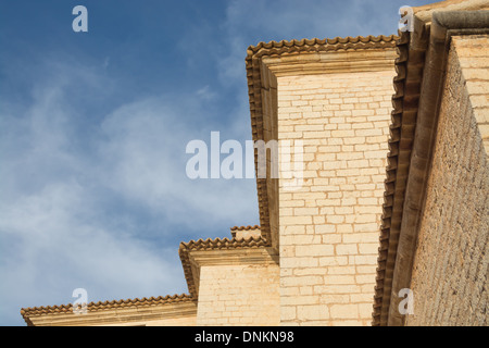 Muratura di pietra a Binissalem Maiorca, orizzontale. Foto Stock