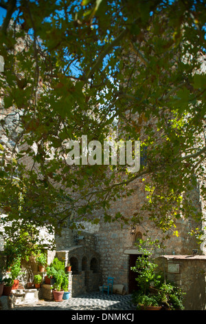 Griechenland, Insel Tilos, Kloster Panteleimonas Foto Stock