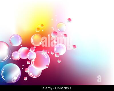 Bolle di astratto Illustrazione Vettoriale