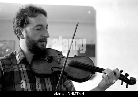 James Kelly suonare il violino irlandese: Miami, Florida Foto Stock