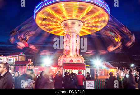 Winter Wonderland di Hyde Park Londra REGNO UNITO Foto Stock