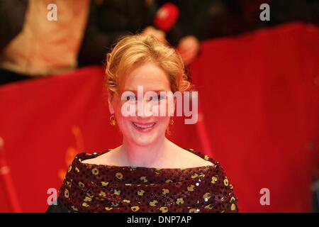 Meryl Streep presso lo screening di un "Prairie Home Companion' durante la Berlinale 2006, il 56th International Film Festival di Berlino. Foto Stock
