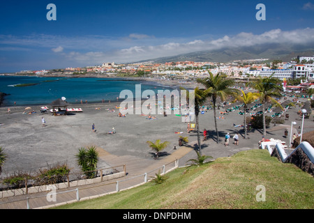 Playa de Torviscas, a sud di Tenerife, Spagna Foto Stock