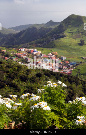 Vista dal Mirador de Jardina, Parque Rural de Anaga, Nord Tenerife, Spagna Foto Stock