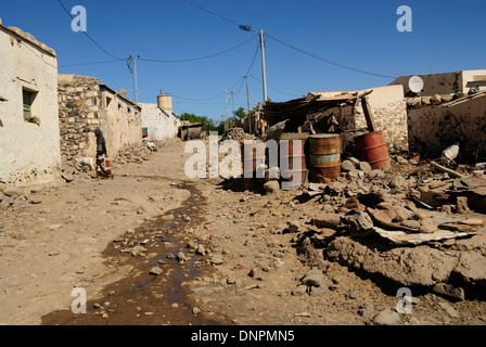 Case di Dikhil città del sud di Gibuti, Corno d Africa Foto Stock