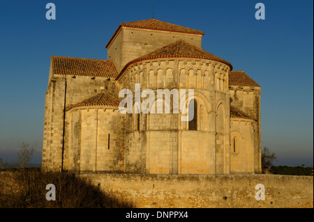 Chiesa Sainte-Radegonde in Talmont sur Gironde in Charente-Maritime, Francia Foto Stock