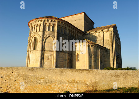 Chiesa Sainte-Radegonde in Talmont sur Gironde in Charente-Maritime, Francia Foto Stock