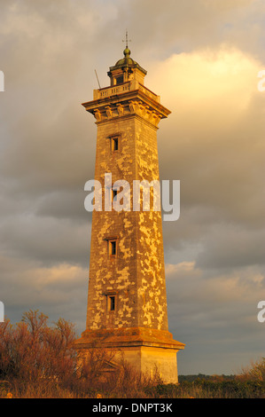 Faro di Saint-Georges de Didonne, Charente-Maritime, parte sud-ovest della Francia. Foto Stock