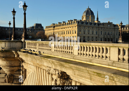 Pont Notre Dame, Paris, Francia Foto Stock