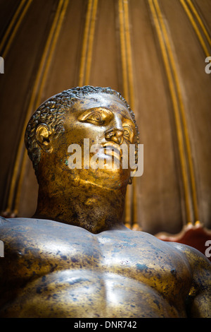 Statua di bronzo di Ercole nei musei vaticani, Città del Vaticano, Roma, Italia, Europa Foto Stock