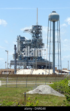 Il Centro Spaziale Kennedy, Launch Pad 39B Foto Stock