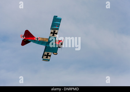 Fokker dr1 Triplano Replica G-BVZG Foto Stock