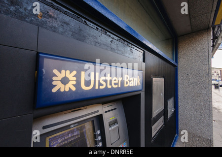 Ulster Bank bancomat Foto Stock