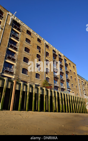 Nuova gru Wharf, Limehouse, London, Regno Unito Foto Stock