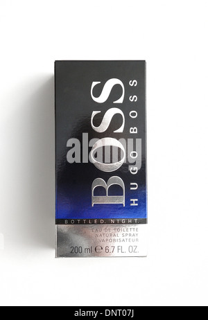 Hugo Boss box di notte Eau De Toilette 200 ml flacone retail Foto Stock